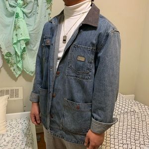 Oversized jean jacket
